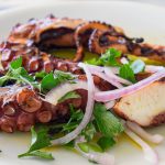 Grilled Octopus on a Plate