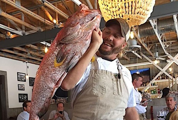 Jeffrey McInnis with fish